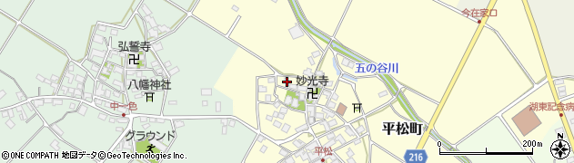 滋賀県東近江市平松町436周辺の地図
