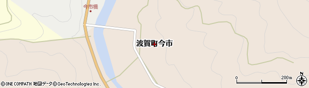 兵庫県宍粟市波賀町今市周辺の地図