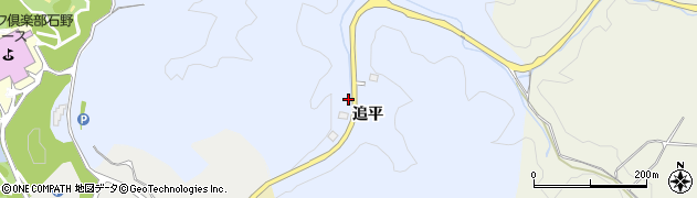 愛知県豊田市葛町（追平）周辺の地図