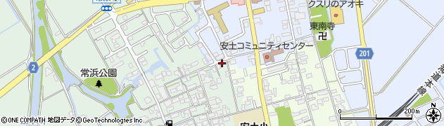 滋賀県近江八幡市安土町常楽寺512周辺の地図