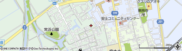 滋賀県近江八幡市安土町常楽寺716周辺の地図