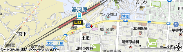 魚民 湯河原駅前店周辺の地図