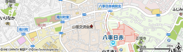 愛知県名古屋市昭和区山里町周辺の地図