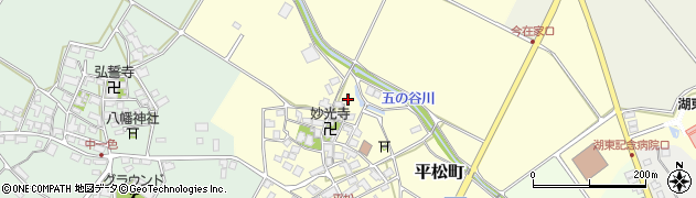 滋賀県東近江市平松町449周辺の地図