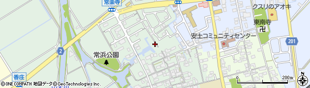 滋賀県近江八幡市安土町常楽寺712周辺の地図