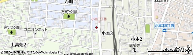 愛知県名古屋市中川区万町408周辺の地図