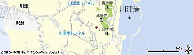 千葉県勝浦市川津周辺の地図
