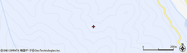 愛知県豊根村（北設楽郡）古真立（滝原山）周辺の地図