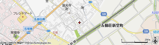 滋賀県東近江市五個荘北町屋町49周辺の地図