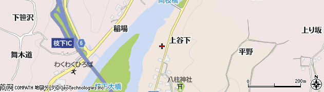 愛知県豊田市石野町上谷下5周辺の地図