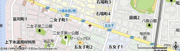 愛知県名古屋市中川区八幡本通周辺の地図