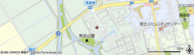 滋賀県近江八幡市安土町常楽寺1943周辺の地図