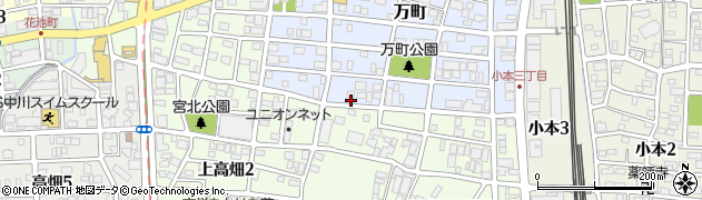 愛知県名古屋市中川区万町1806周辺の地図
