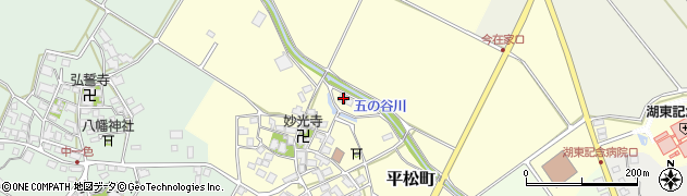 滋賀県東近江市平松町1208周辺の地図