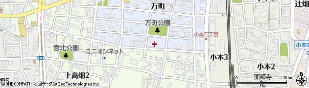 愛知県名古屋市中川区万町1706周辺の地図