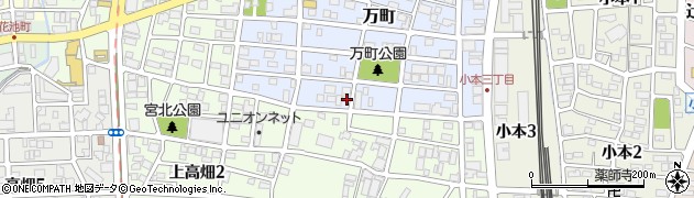 愛知県名古屋市中川区万町1802周辺の地図