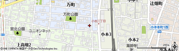 愛知県名古屋市中川区万町501周辺の地図