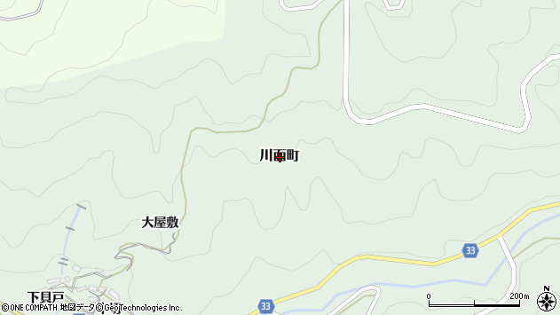〒444-2403 愛知県豊田市川面町の地図