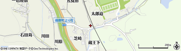 愛知県豊田市篠原町太郎迫5周辺の地図