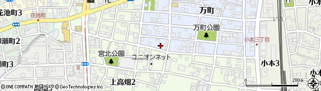愛知県名古屋市中川区万町2703周辺の地図