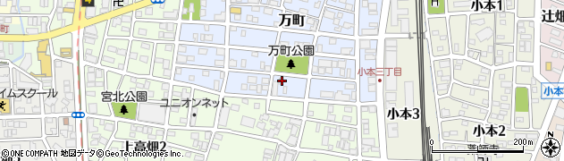 愛知県名古屋市中川区万町1710周辺の地図