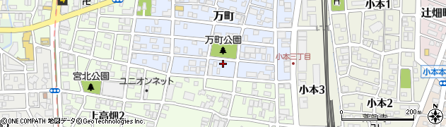 愛知県名古屋市中川区万町1713周辺の地図