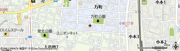 愛知県名古屋市中川区万町1801周辺の地図