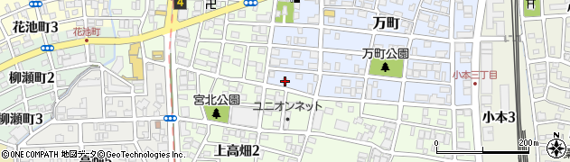 愛知県名古屋市中川区万町2706周辺の地図