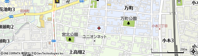愛知県名古屋市中川区万町2704周辺の地図