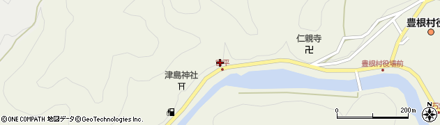 愛知県豊根村（北設楽郡）下黒川（寺平）周辺の地図