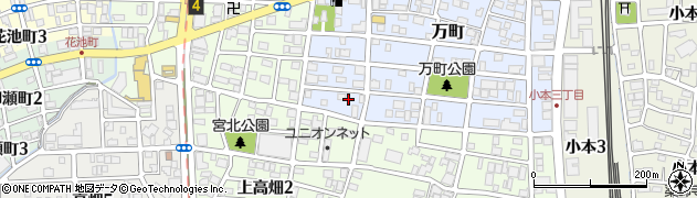 愛知県名古屋市中川区万町2714周辺の地図