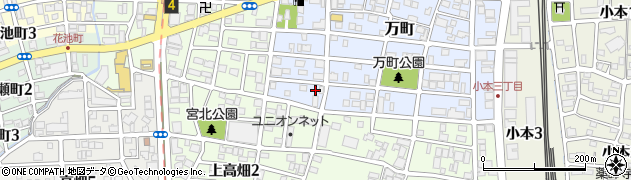 愛知県名古屋市中川区万町2701周辺の地図