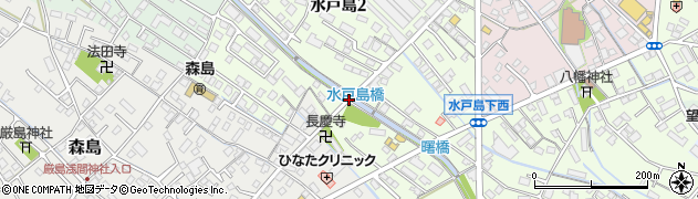 水戸島橋周辺の地図