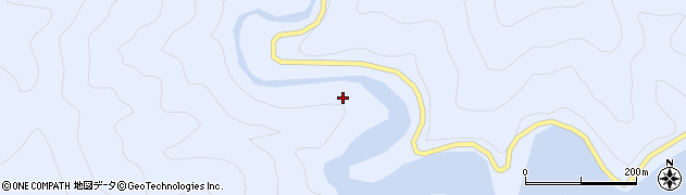 愛知県豊根村（北設楽郡）古真立（富貴）周辺の地図