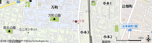 愛知県名古屋市中川区万町405周辺の地図