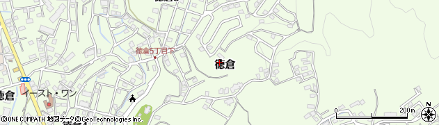 静岡県三島市徳倉周辺の地図