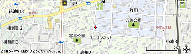 愛知県名古屋市中川区万町2709周辺の地図