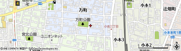 愛知県名古屋市中川区万町608周辺の地図