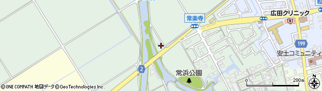 滋賀県近江八幡市安土町常楽寺2468周辺の地図