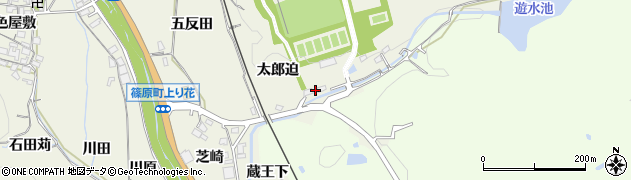愛知県豊田市篠原町太郎迫33周辺の地図