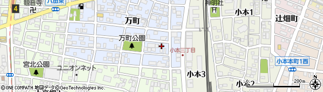 愛知県名古屋市中川区万町614周辺の地図
