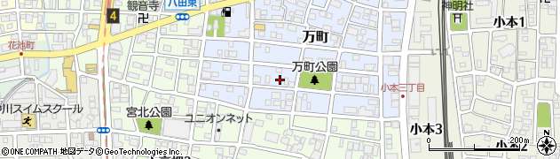 愛知県名古屋市中川区万町1905周辺の地図