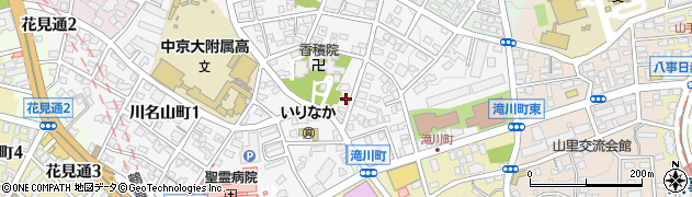 愛知県名古屋市昭和区川名山町82周辺の地図