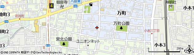愛知県名古屋市中川区万町2602周辺の地図