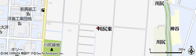 静岡県富士市川尻東周辺の地図