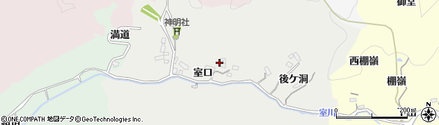 愛知県豊田市下室町周辺の地図
