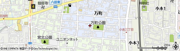 愛知県名古屋市中川区万町1917周辺の地図