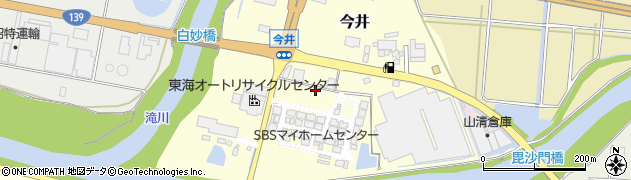 静岡県富士市今井周辺の地図