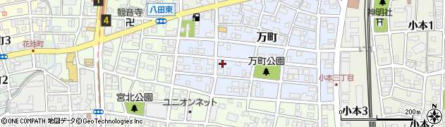 愛知県名古屋市中川区万町1911周辺の地図