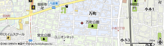 愛知県名古屋市中川区万町1914周辺の地図